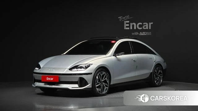 Hyundai Ionic 6 2023 Серебристо-серый из Кореи