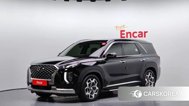 Hyundai Palisade 2021 Черный из Кореи