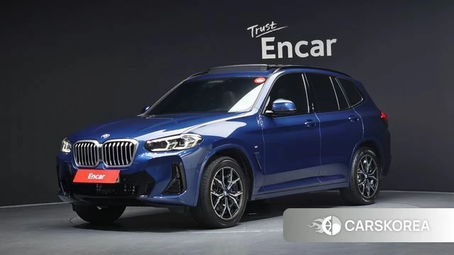 BMW X3 (G01) 2022 Синий из Кореи