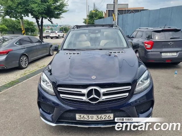 Mercedes-Benz GLE - Class W166 2018 Синий из Кореи