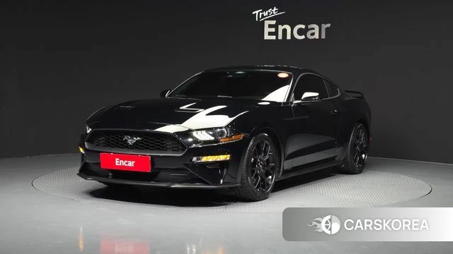 Ford Mustang 2021 Черный из Кореи