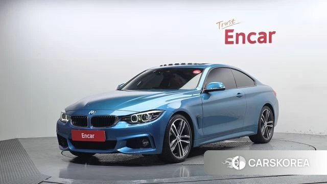 BMW 4 Series (F32) 2018 Синий из Кореи