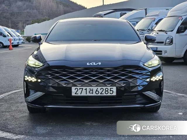 Kia K8 Hybrid 2021 Черный из Кореи