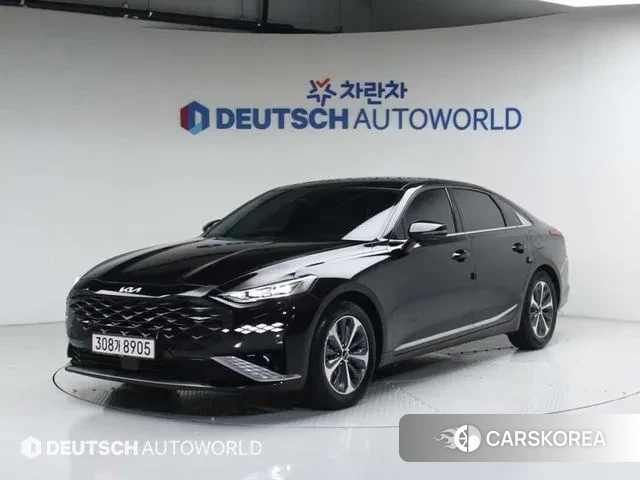 Kia K8 Hybrid 2021 Черный из Кореи