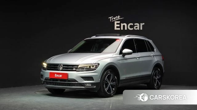 Volkswagen Tiguan second Generation 2020 Серебряный из Кореи