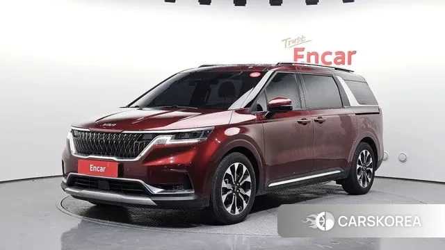 Kia Carnival 4th generation 2021 Красный из Кореи