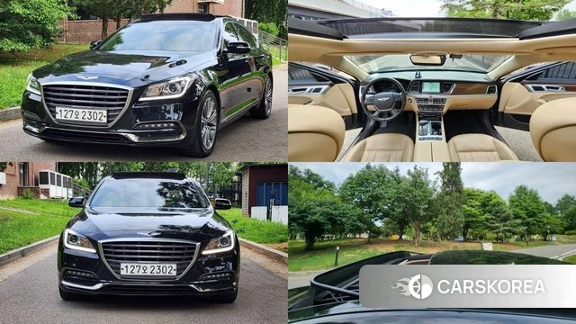 Genesis G80 2018 Черный из Кореи