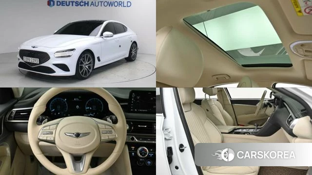Genesis The New G70 2022 Белый из Кореи