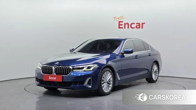 BMW 5 Series (G30) 2021 Синий из Кореи