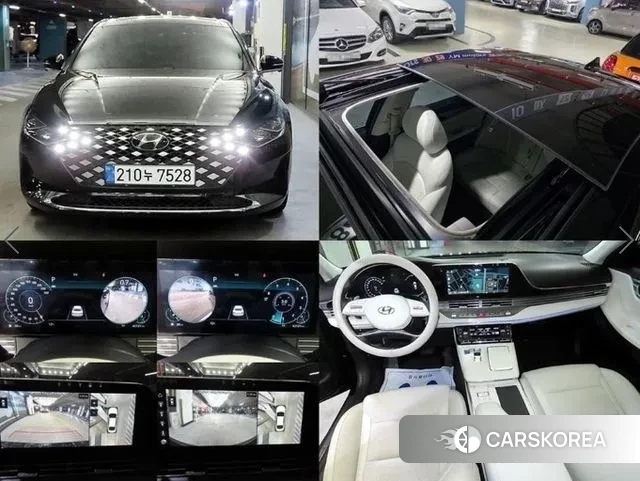 Hyundai The New Grandeur IG 2022 Черный двухцветный из Кореи