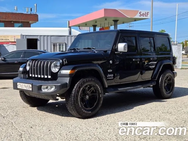 Jeep Wrangler (JL) 2019 Черный из Кореи