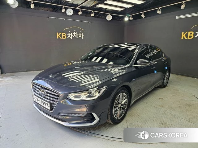 Hyundai Grandeur IG Hybrid 2019 Синий из Кореи