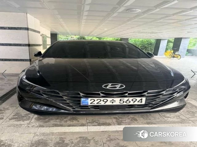 Hyundai Avante (CN7) 2020 Черный из Кореи