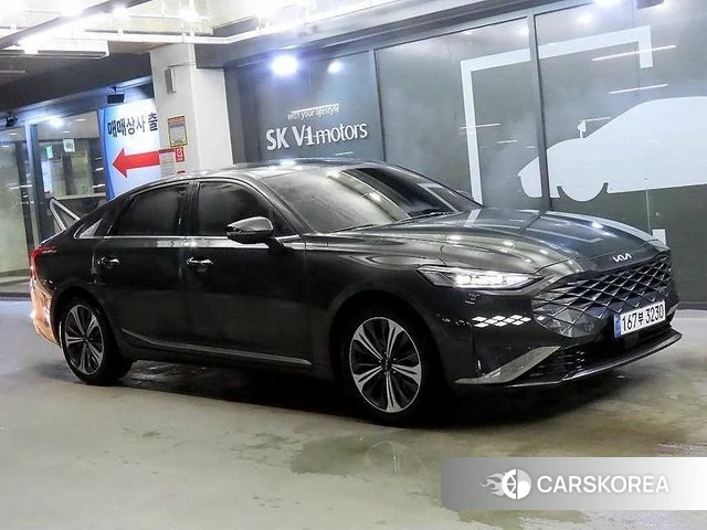 Kia K8 Hybrid 2022 Серый из Кореи