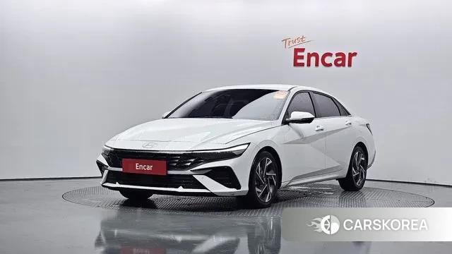 Hyundai The New Avante (CN7) 2023 Белый из Кореи