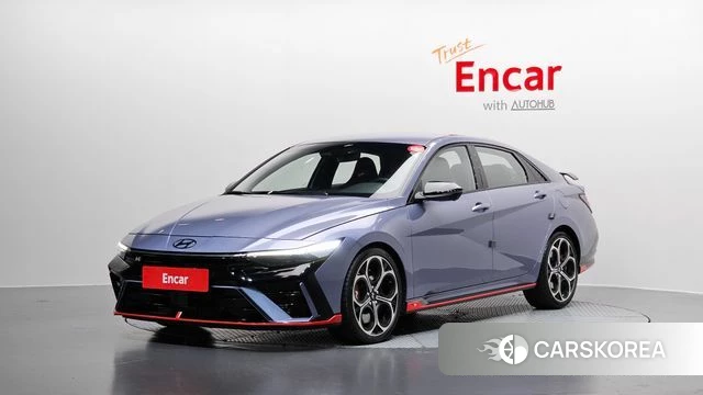 Hyundai The New Avante (CN7) 2025 Синий из Кореи