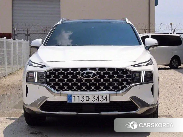 Hyundai The New Santa Fe 2023 Белый из Кореи