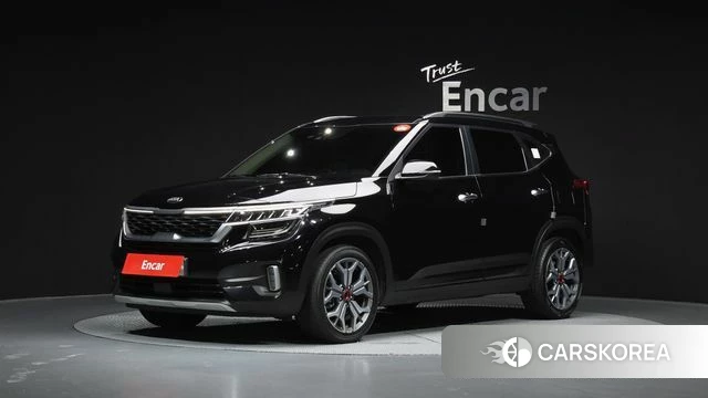 Kia Seltos 2020 Черный из Кореи