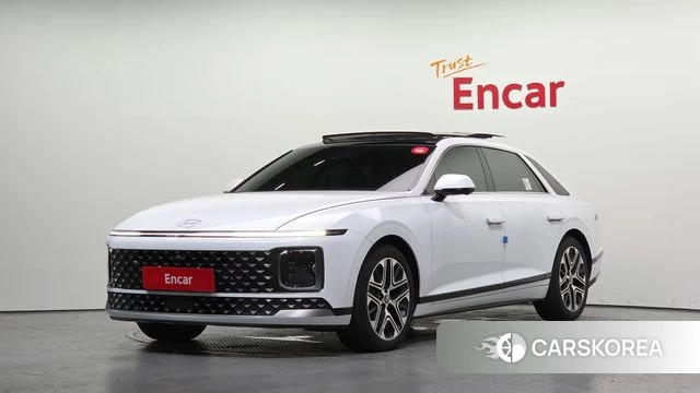 Hyundai Grandeur Hybrid (GN7) 2024 Белый из Кореи