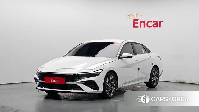Hyundai The New Avante (CN7) 2023 Белый из Кореи