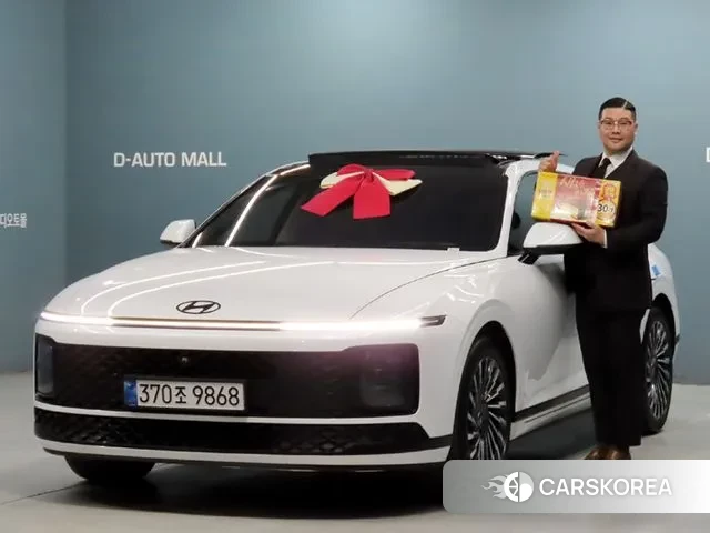 Hyundai Grandeur (GN7) 2025 Белый из Кореи