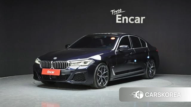 BMW 5 Series (G30) 2022 Синий из Кореи