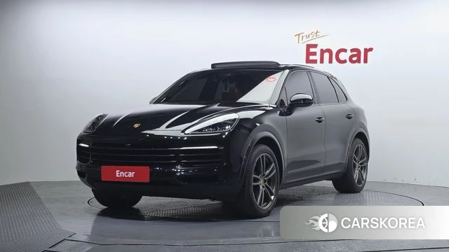 Porsche Cayenne (PO536) 2020 Черный из Кореи