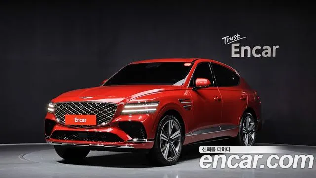 Genesis GV80 Coupe 2023 Красный из Кореи