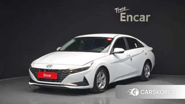 Hyundai Avante (CN7) 2022 Белый из Кореи