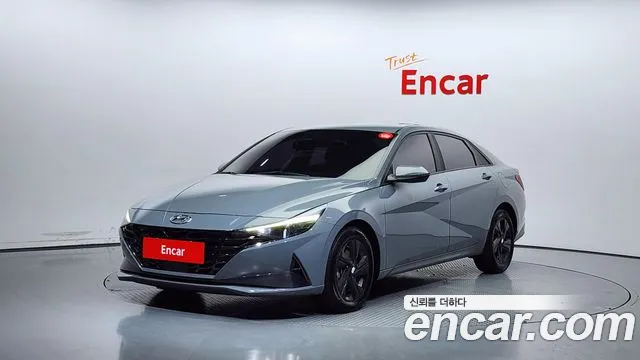 Hyundai Avante Hybrid (CN7) 2021 Серый из Кореи