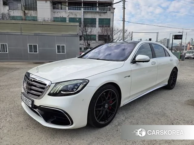 Mercedes-Benz S-Class W222 2018 Белый из Кореи