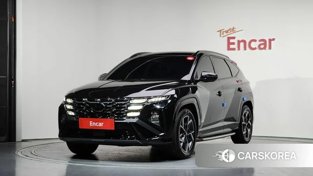 Hyundai The New Tucson (NX4) 2024 Черный из Кореи