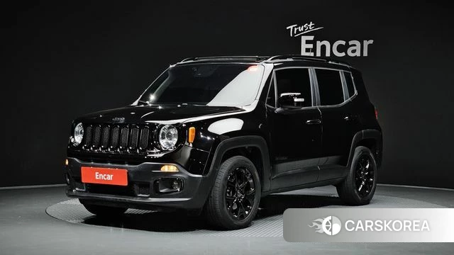 Jeep Renegade 2018 Черный из Кореи