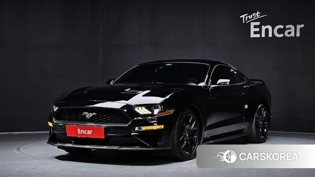 Ford Mustang 2019 Черный из Кореи