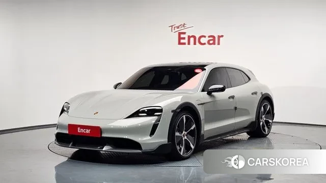 Porsche Taycan 2023 Серебристо-серый из Кореи