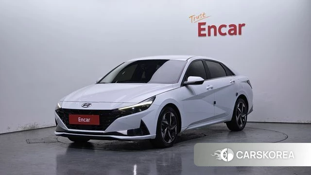 Hyundai Avante (CN7) 2020 Белый из Кореи