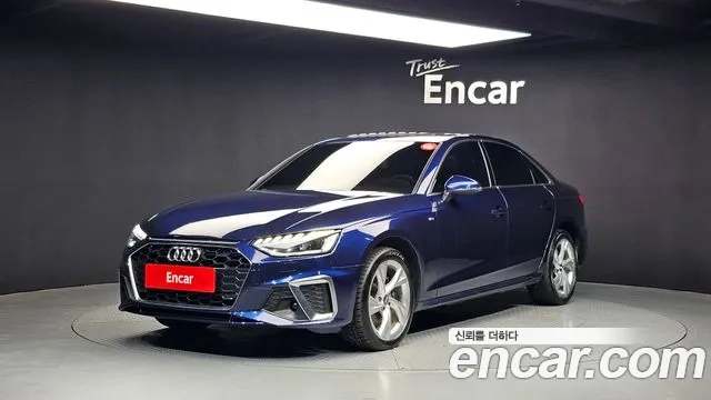 Audi A4 (B9) 2020 Синий из Кореи