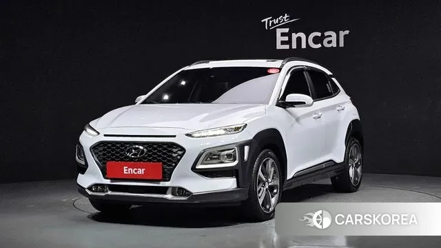Hyundai Kona 2019 Белый из Кореи