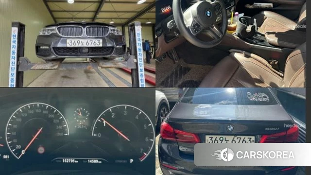 BMW 5 Series (G30) 2019 Серый из Кореи