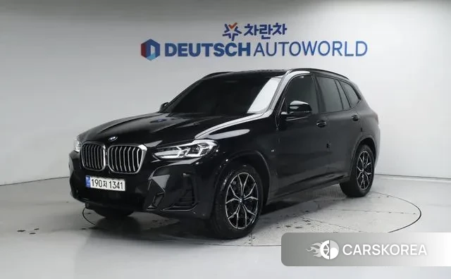 BMW X3 (G01) 2023 Черный из Кореи