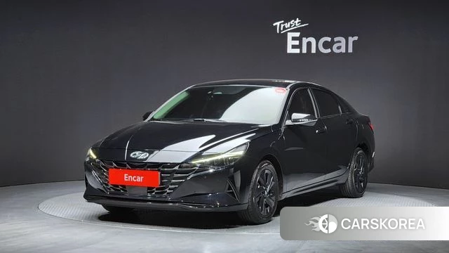 Hyundai Avante (CN7) 2022 Черный из Кореи