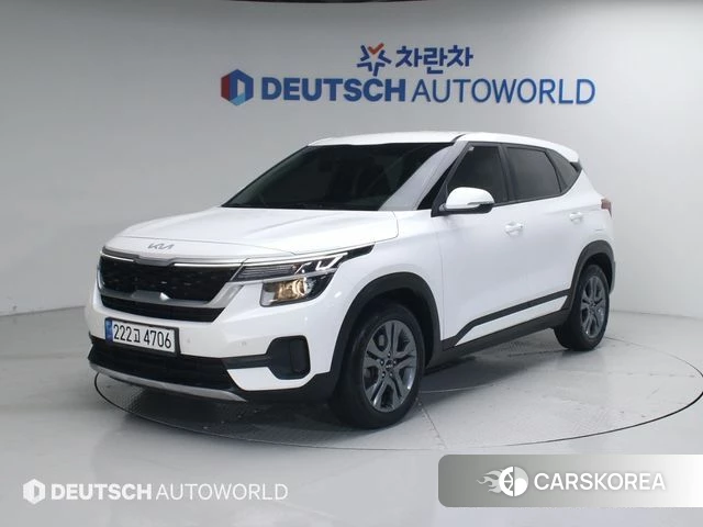 Kia Seltos 2022 Белый из Кореи