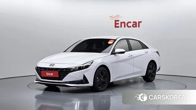 Hyundai Avante (CN7) 2023 Белый из Кореи