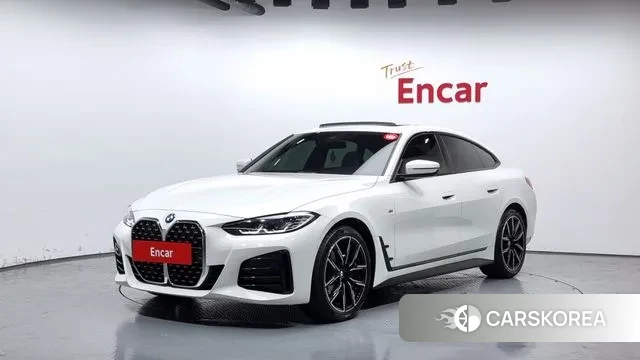 BMW 4 Series (G22) 2023 Белый из Кореи