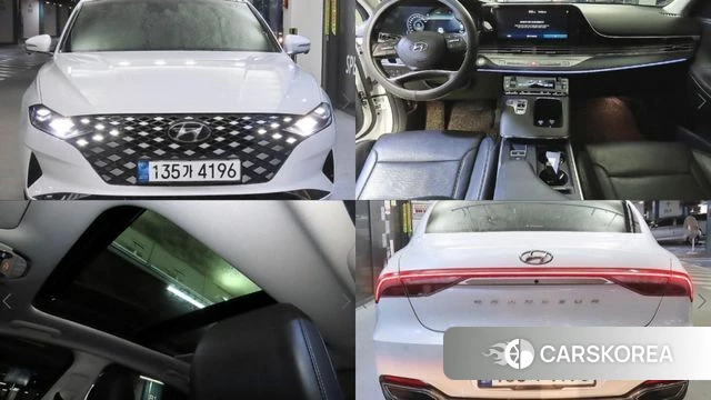 Hyundai The New Grandeur IG 2020 Белый из Кореи
