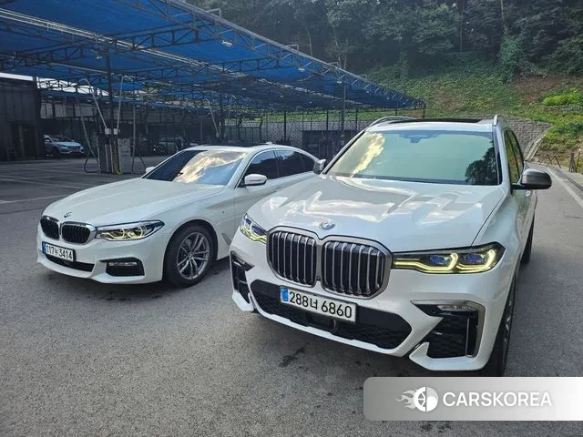 BMW X7 (G07) 2020 Белый из Кореи