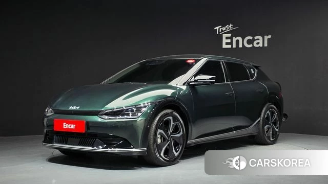 Kia EV6 2021 Зеленый из Кореи