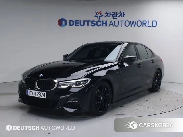 BMW 3 Series (G20) 2020 Черный из Кореи