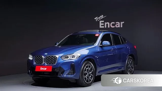 BMW X4 (G02) 2022 Синий из Кореи