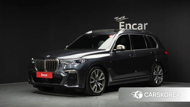 BMW X7 (G07) 2021 Серый из Кореи